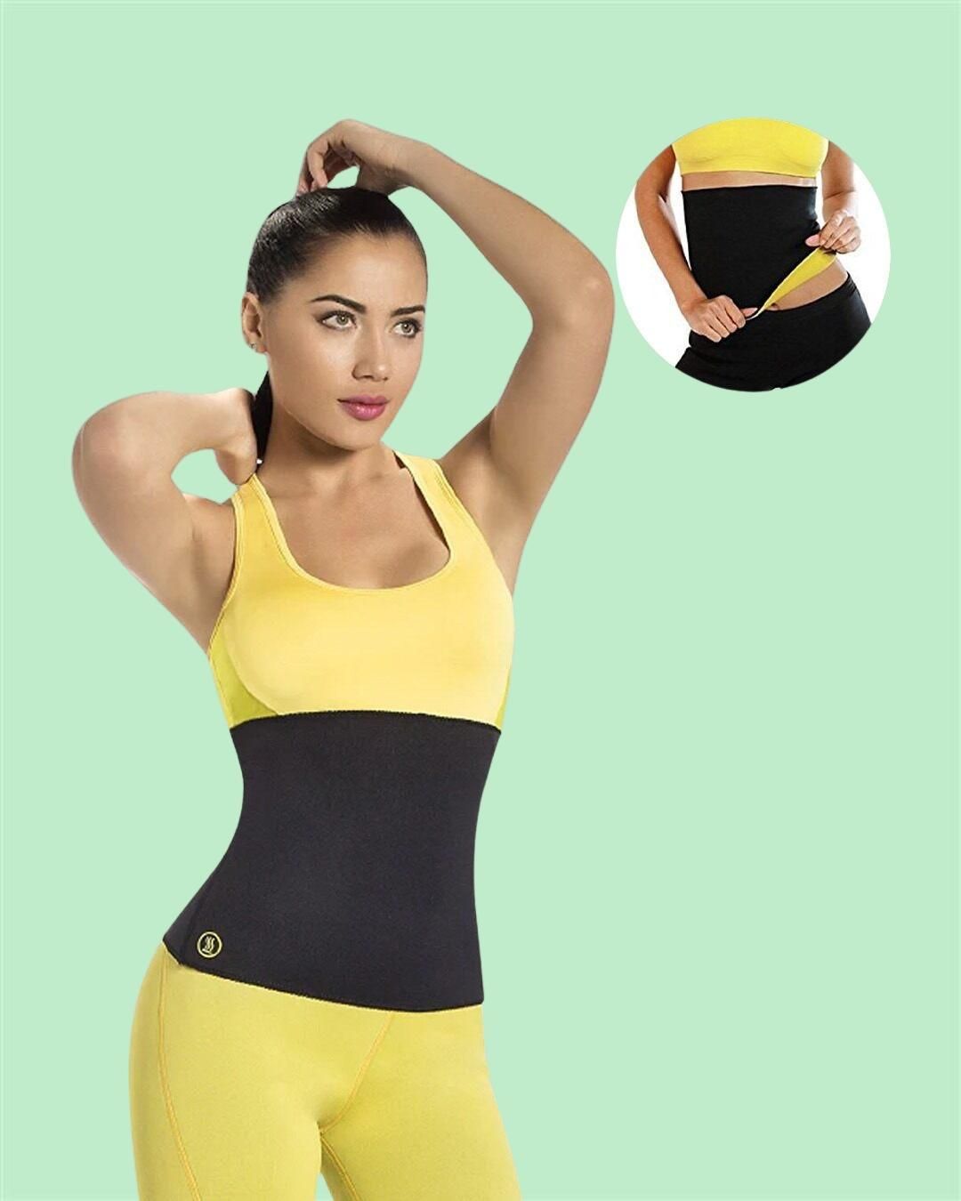 Sweat Belt for Men & Women – Belly Fat Burner & Body Shaper