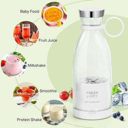 Easy Buy Portable Mini Juice Blender | USB Rechargeable Mixer Juicer for Outdoor