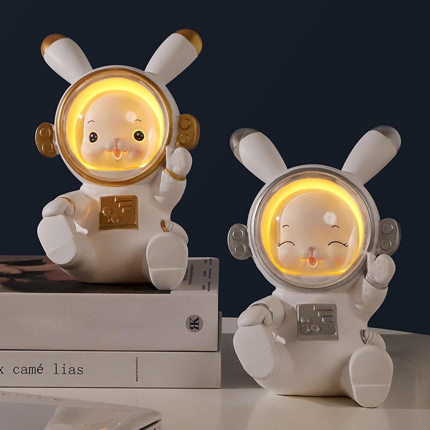 EasyBuy Astronaut Night Light Piggy Bank – Desktop Decoration (Random Design)