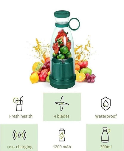 Easy Buy Portable Mini Juice Blender | USB Rechargeable Mixer Juicer for Outdoor