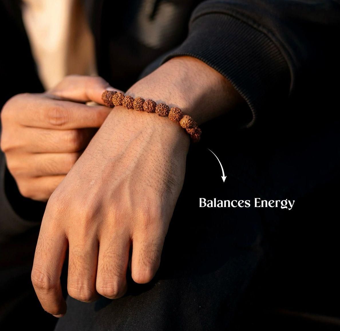 EASY BUY 7 Mukhi Rudraksha Bracelet