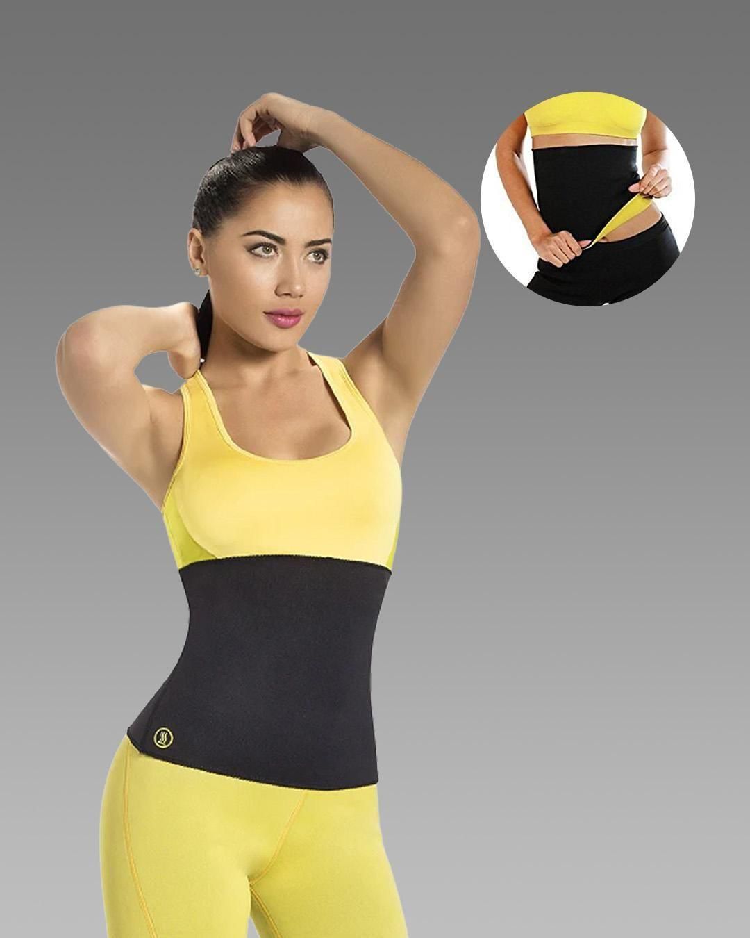 Sweat Belt for Men & Women – Belly Fat Burner & Body Shaper
