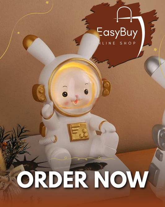 EasyBuy Astronaut Night Light Piggy Bank – Desktop Decoration (Random Design)